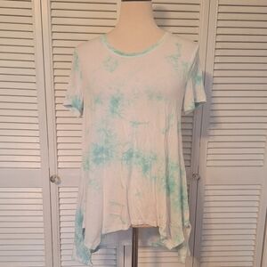 Active Life Teal Tie Dye Hi Low Top Small *box 4